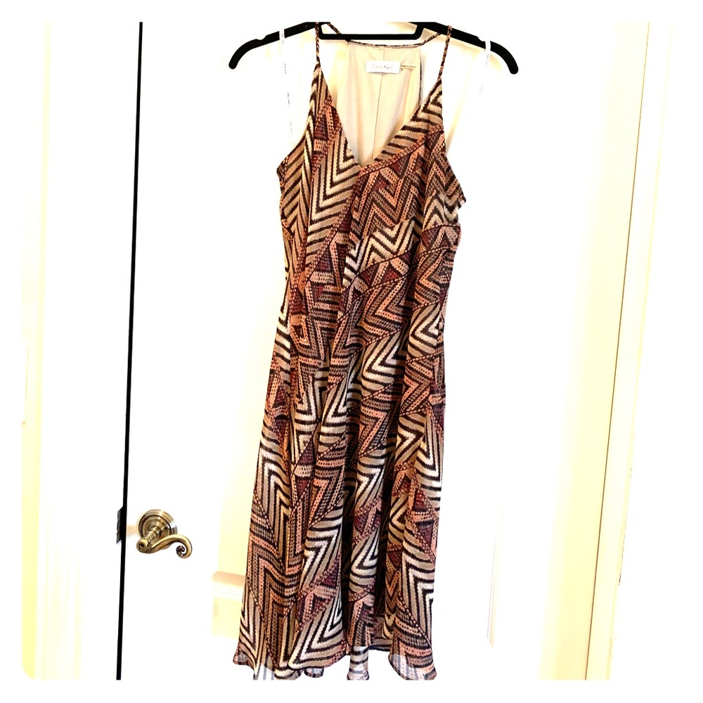 Calvin Klein Geometric Dress NEVER WORN
